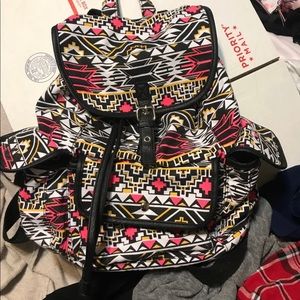 Tribal print backpack